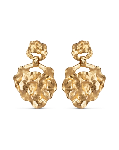 Enamel Copenhagen - Windy Large Øreringe - Guldfarvet